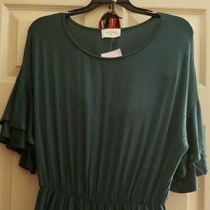 Flounce Wide-Leg Jumpsuit